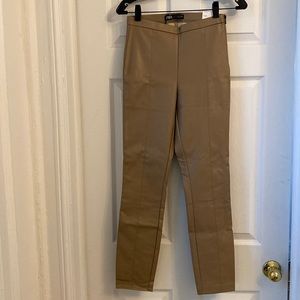 ZARA Leather Leggings